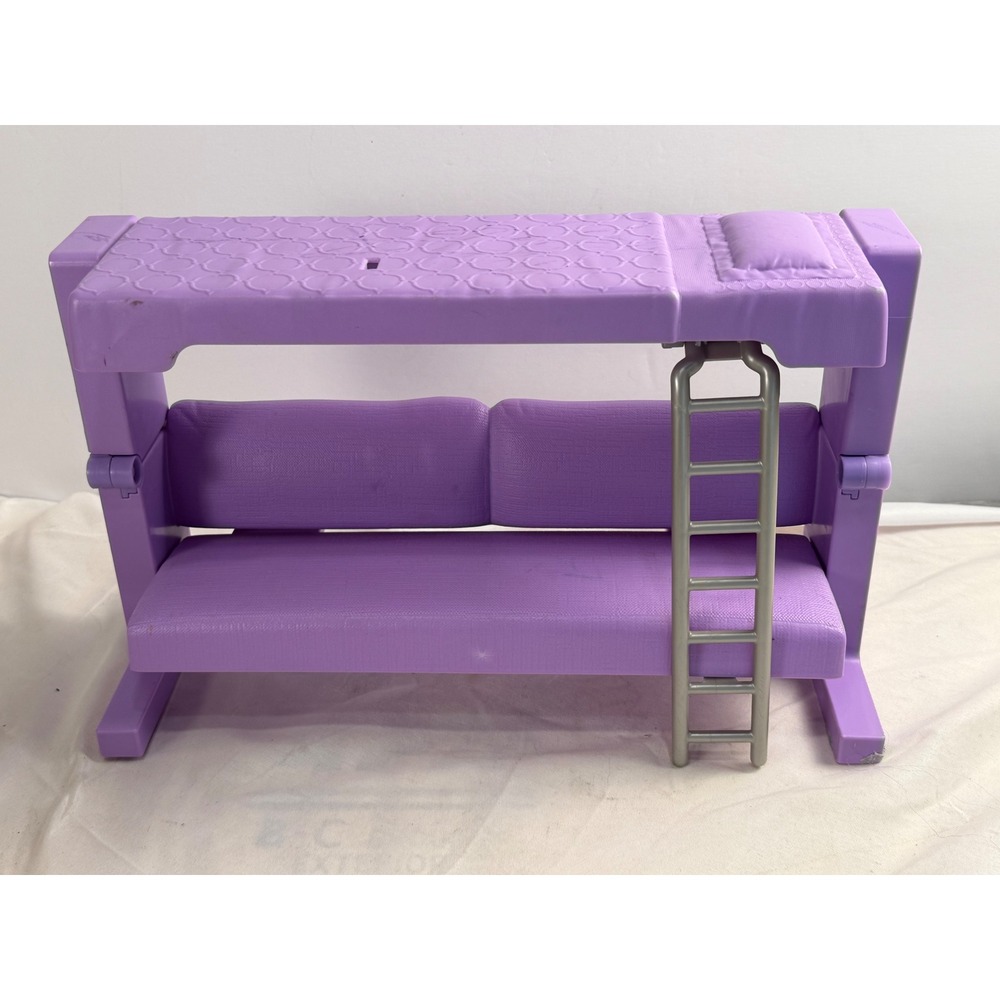 Barbie 2-in-1 Transforming Sofa Bunk Bed Purple Dollhouse Furniture FHY73